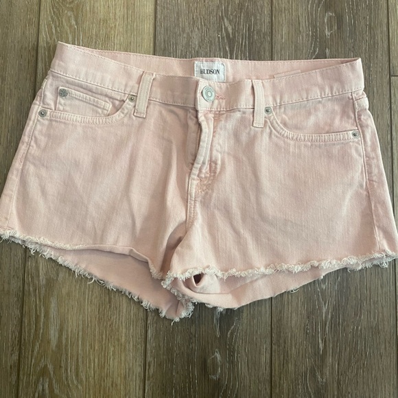 Hudson Jeans Pants - Hudson Light Pink Denim Shorts